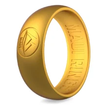 Adventure silicone ring men gold offering a modern wedding alternative ring that is stylish, practical and safer to wear.